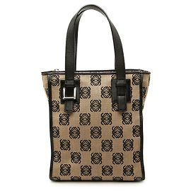 Bolsa LOEWE em tela Anagram bege Bege