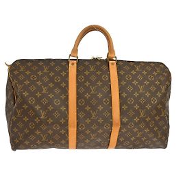 Louis Vuitton Keepall Monogram Canvas 55 Marrone