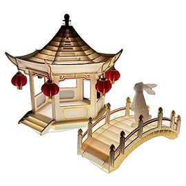 Cartier VIP Laterne Chinesisches Mittherbstfest Weiß Golden