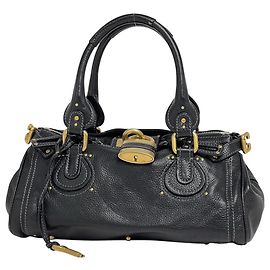 Chloé Chloe Paddington Leather Handbag Black