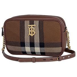 Bolsa de Ombro Burberry Laura Chain Marrom