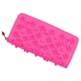 Monedero de piel rosa Christian Louboutin Rosa