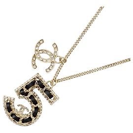 Collar Chanel Coco Mark No. 5 Dorado