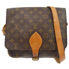 Louis Vuitton Cartouchiere Monogram Canvas GM Marron