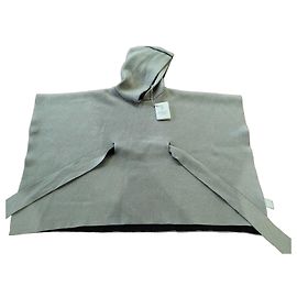 Brunello Cucinelli Grauer Kaschmir-Poncho mit Kapuze Grau