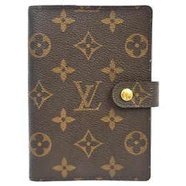 Funda de Agenda Louis Vuitton Monogram Canvas PM Castaño