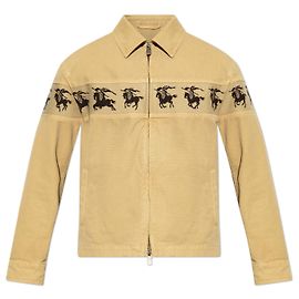 Jaqueta Burberry Tanners de algodão bege Marrom Bege