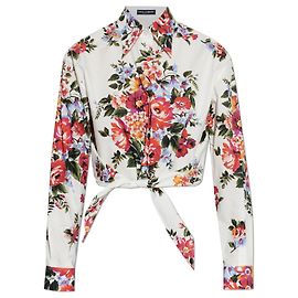 Dolce & Gabbana Camisa com motivo floral Branco