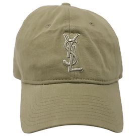 Autre Marque  Saint Laurent x New Era Cassandre Cap in Khaki Cotton Green Khaki