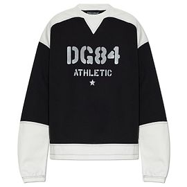 Dolce & Gabbana Logo Sweatshirt Black Cotton Black