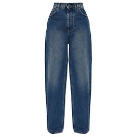 Jeans droits en coton bleu Dolce & Gabbana Bleu