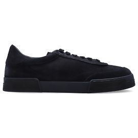 Dolce & Gabbana Sneaker aus blauem Wildleder Blau