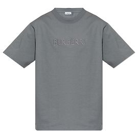 T-shirt Ryan Burberry en coton gris Gris