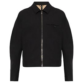 Dolce & Gabbana Schwarze Regenjacke aus Baumwolle Schwarz