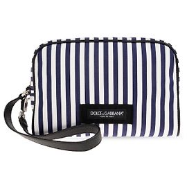 Dolce & Gabbana Sac avec écusson logo Bleu
