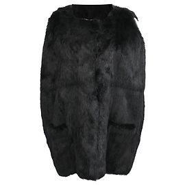Giacca in pelliccia Marni in pelliccia nera Nero