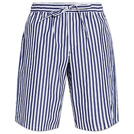 Dolce & Gabbana Striped pattern shorts Blue