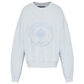 Dolce & Gabbana Sweatshirt com logótipo bordado Azul Azul claro