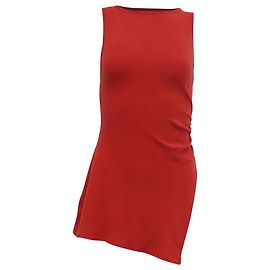Top sem mangas com decote redondo Reformation em Lyocell vermelho Vermelho Bordeaux