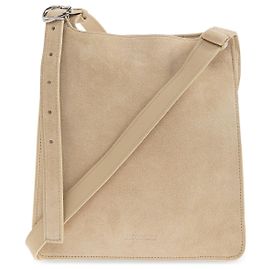 Jacquemus Bolsa de ombro `Tablier Small` Marrom Bege
