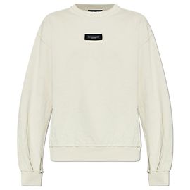 Dolce & Gabbana Sweatshirt mit 'Vintage'-Effekt Braun Beige