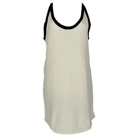 Mini abito canotta Marni in cotone crema Bianco Crudo