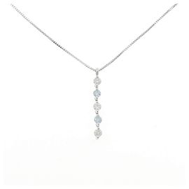 Autre Marque Colar de Diamantes Au750 Prata