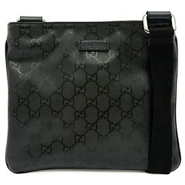Gucci Men's Shoulder Bag GG Imprime Black