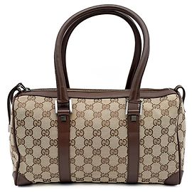 Bolsa Gucci GG Canvas Marrom Bege