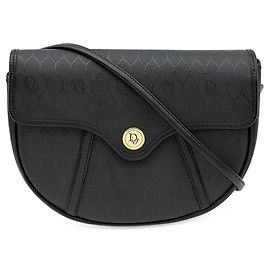 Borsa a tracolla Christian Dior Honeycomb Black Nero