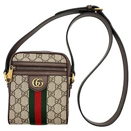 Gucci Ophidia Schultertasche Braun Beige