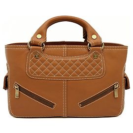 Céline Boogie Bag de piel marrón camel Castaño Camello