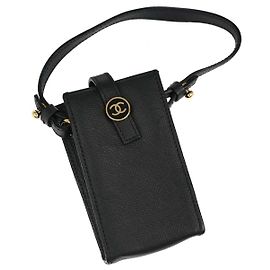 Étui à cigarettes Chanel Caviar Noir