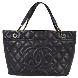 Chanel Timeless CC Soft Quilted Caviar Medium Nero