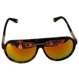 Marc Jacobs Occhiali da Sole Aviator Tartarugati Marrone