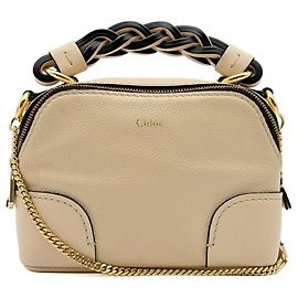 Borsa a tracolla 2-way Chloé Dahlia Beige