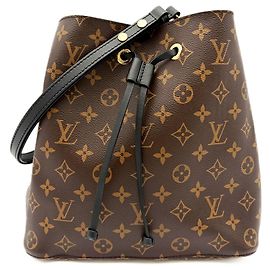Borsa a tracolla Louis Vuitton Monogram Noir Nero Monogramma