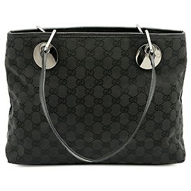 Borsa Tote Gucci GG Canvas Nero