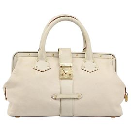 Louis Vuitton Suhali L'Ingenieux Leather PM Branco