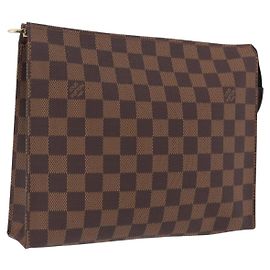 Louis Vuitton Necessaire Damier 26 Marrone