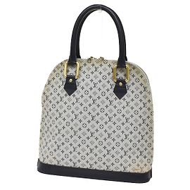 Louis Vuitton Alma Mini Lin Haut Azul