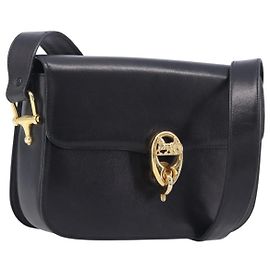 Céline Celine Horse Carriage Leather Nero