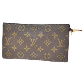 Louis Vuitton Vintage Bucket Zip Monogram Canvas Brown