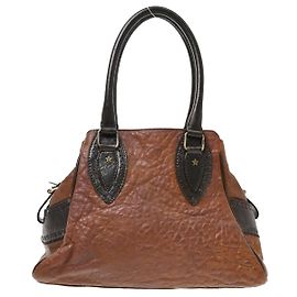 Fendi Handbag canvas Large Brown
