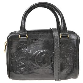 Fendi Convertible Boston Patent Mini Nero