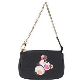 Louis Vuitton Pochette Accessoires Monogram Empreinte Leather Mini Negro