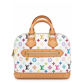 Bolsa Louis Vuitton Alma Monogram Multicolore Branco Multicor