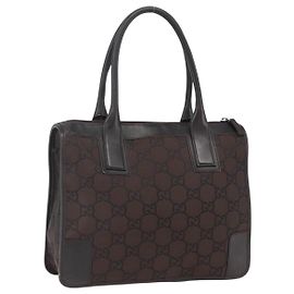 Gucci GG Canvas Canvas Medium Castaño