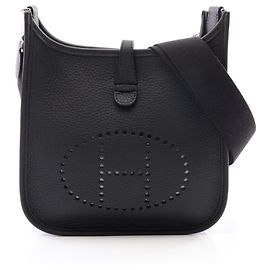 Hermès Bolsa de ombro Hermes Evelyne 23 Preto
