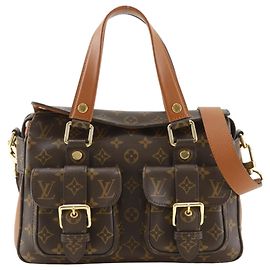 Bolsa Louis Vuitton Manhattan PM Marrom